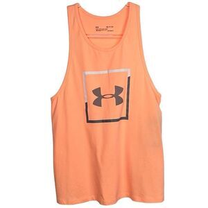 Under Armour Bright Orange Loose Fit Tank Top Small New